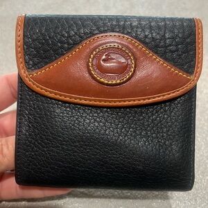 Dooney and Bourke Vintage Black/brown Pebble Wallet